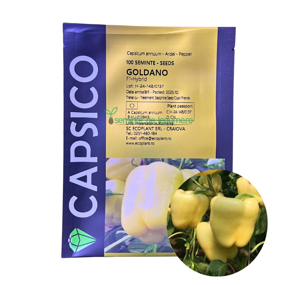 Ardei Goldano F1 100 seminte