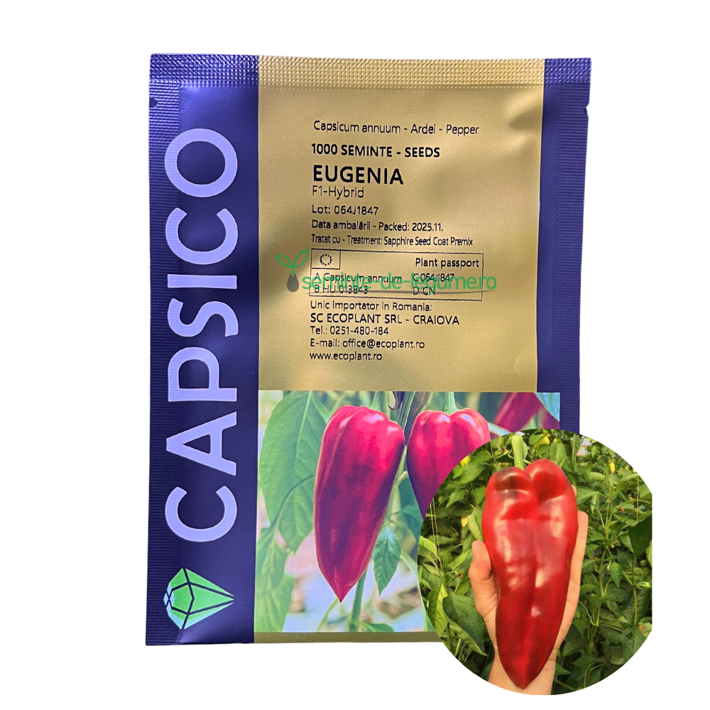 Ardei kapia Eugenia F1 1000 seminte