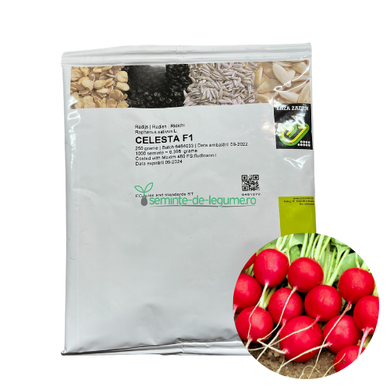 Ridichi Celesta F1 250 gr - Enza Zaden - seminte-de-legume.ro