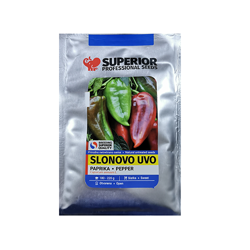 Ardei kapia Slonovo Uvo (ureche de elefant) 50 gr - Superior - seminte-de-legume.ro